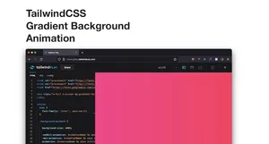 Gradient Background Animation - Tailwind Template