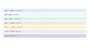 Basic Breadcrumbs - Tailwind Component