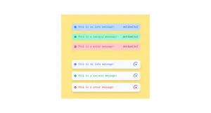 Basic Snackbar - Tailwind Component