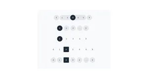 Button Pagination V2 - Tailwind Component
