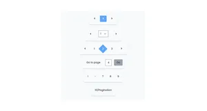 Button Pagination V3 - Tailwind Component