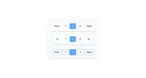 Button Pagination - Tailwind Component