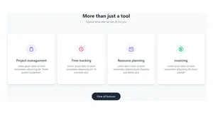 Card Features - Tailwind Component