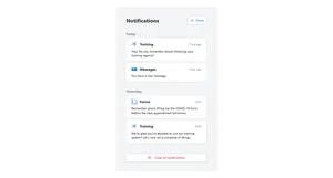 Card Notifications - Tailwind Component