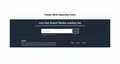 Footer With Subscribe Form - Tailwind Component