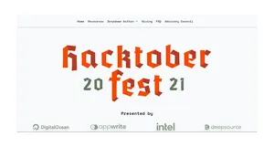 Full Page Header Hacktoberfest - Tailwind Component