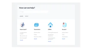 Help Center Section Using Tailwind UI