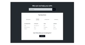 Help Center Using Tailwind UI