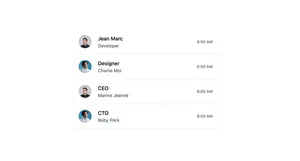 List View - Tailwind Component