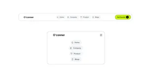 Main Navbar Style Using Tailwind UI
