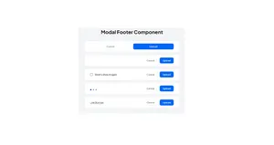 Modal Footer Using Tailwind UI