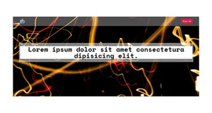 Navbar Transparant - Tailwind Component