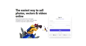 Sign In Wirestock - Tailwind Component