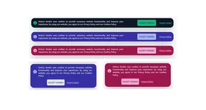 Snackbar Privacy Policy - Tailwind Component