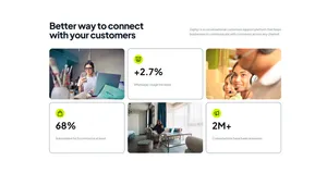 Statistical Information Section Using Tailwind UI